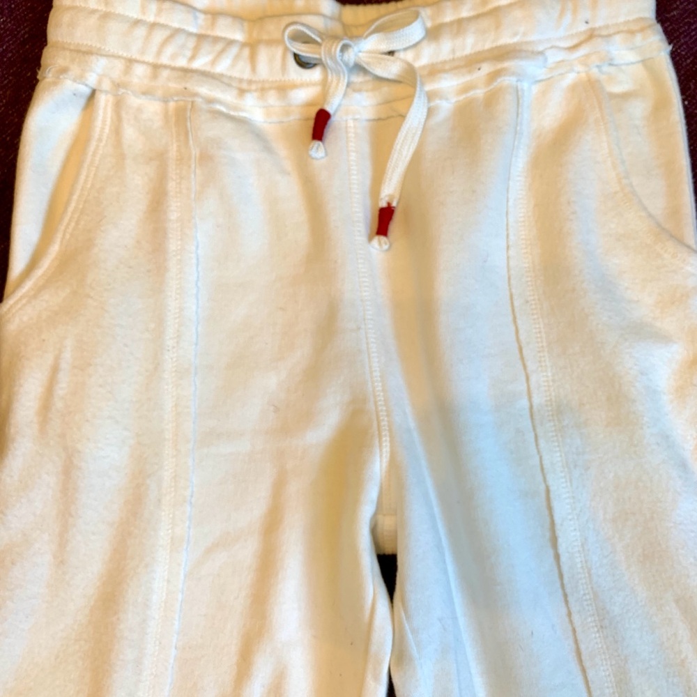 Sundance Cream Cotton Fleece Joggers - Picture 3 of 8